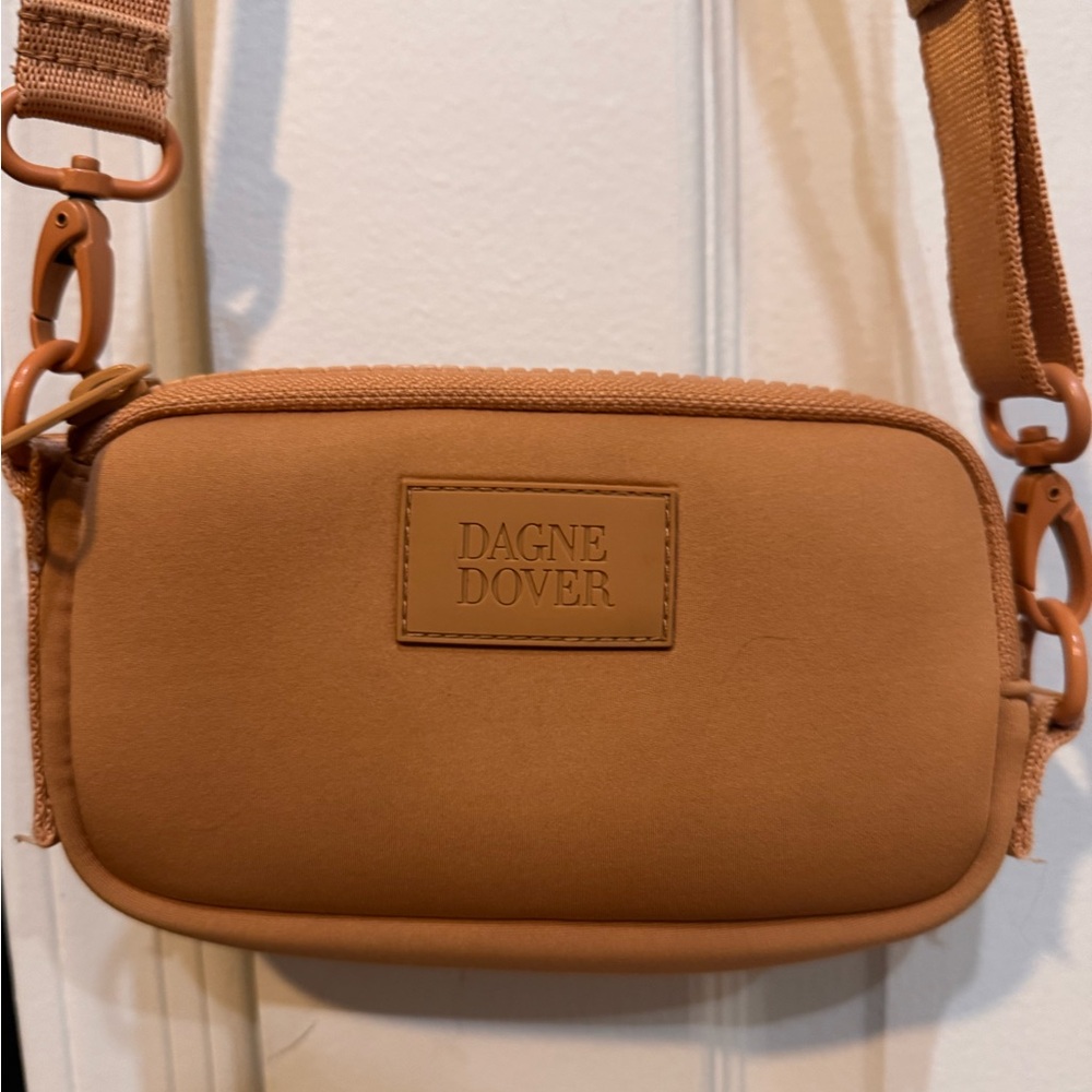 Dagne Dover Camel Crossbody Bag